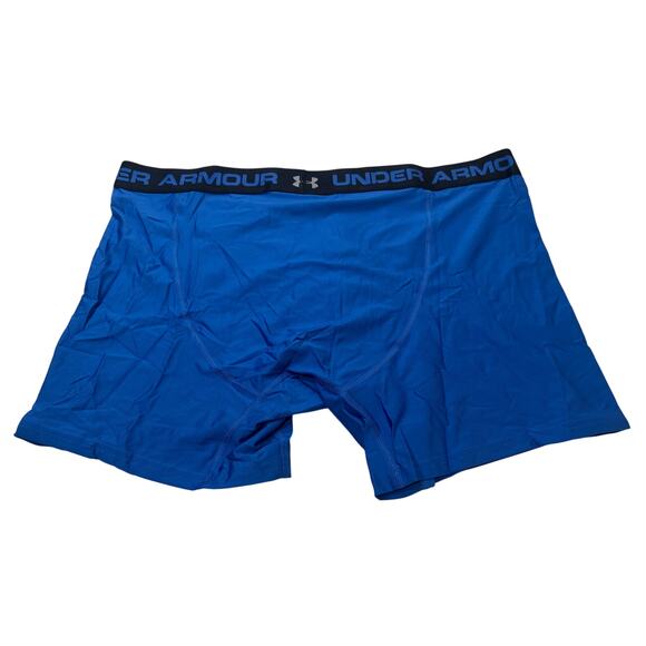 M2-70 UNDERARMOUR NWT Men's HeatGear BoxerJock Underwear 6" Inseam Blue 2XL - Picture 3 of 11